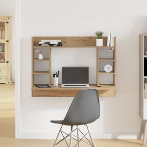 Falra Szerelhető Asztal Mester Tölgy 105x48x75 cm Szerelt Fa