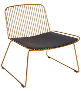 Aranyszínű fém szék SNORUM