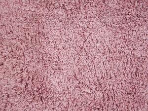 Rózsaszín pamut puff 50 x 35 cm KANDHKOT
