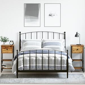 Éjjeliszekrény fiókkal 2 pcs Barna 33.5 x 36 x 70 cm