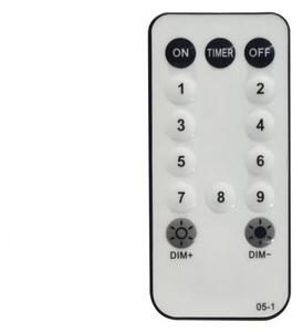 5m kültéri karácsonyi LED fényfüzér 230V távirányítóval