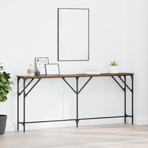 Konzolasztal Öreg fa 180 x 23 x 75 cm Műgyantás fa és fém