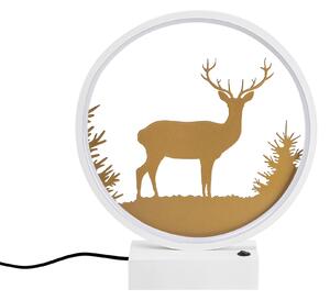 Opviq Asztali lámpa Fehér Arany XMAS15