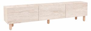 Hanah Home TV Stand Travertine Alvin - Travertine