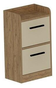 Hanah Home Nightstand Atlantic Pine Beige Luses