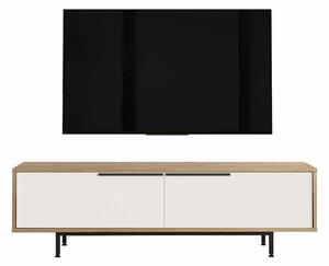 Hanah Home TV állvány Natúr fehér Boh1-Sw