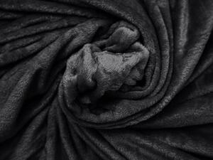 VIOLET fekete mikroplüss takaró 170x200 cm