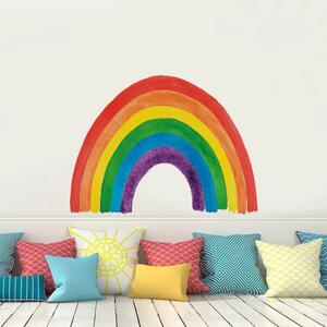 Festett Klasszikus Szivárvány Falmatrica