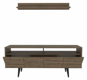 Hanah Home TV Unit Walnut Ola - Walnut