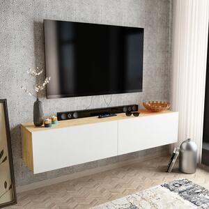 Hanah Home TV állvány fehér, zafír színben