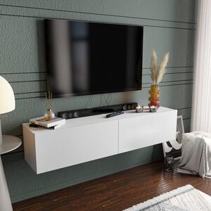 Hanah Home TV Stand White Poling - White
