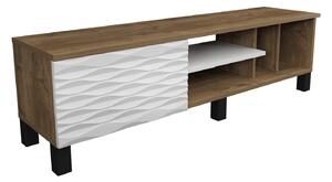Hanah Home TV Stand Walnut White Olyo - Walnut, White