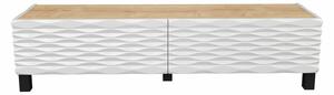 Hanah Home TV állvány SapphireWhite Lerze - zafír, fehér
