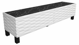 Hanah Home Lerze TV állvány - fehér, fekete