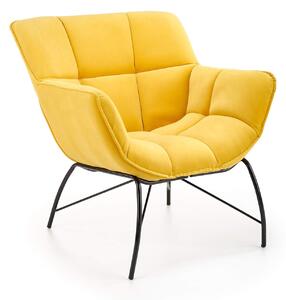 BELTON fotel - sárga