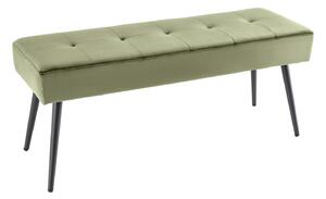 Design ülőpad Bailey 100 cm oliva zöld bársony