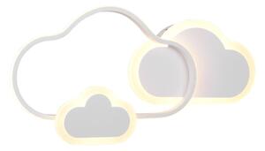 Fehér gyerek lámpa 52x25 cm Cloudy – Trio