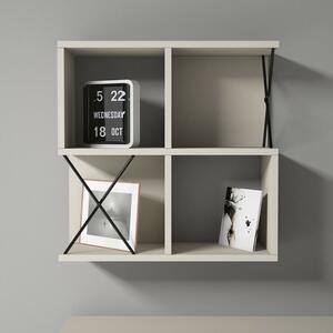 Hanah Home Fali polc Cream Black Extra - Cream