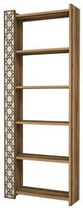 Hanah Home Könyvespolc Walnut Cream City - Dió, Krém