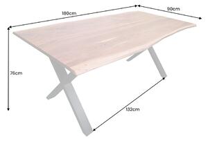 Design étkezőasztal Massive X 180 cm akác