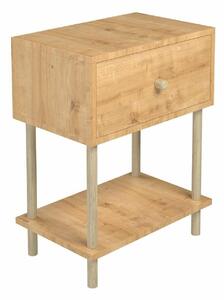 Hanah Home Zafír tölgy Éjjeliszekrény Peka-0002 - Zafír tölgy
