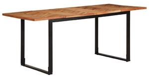 Tömör akácfa étkezőasztal 180 x 90 x 75 cm