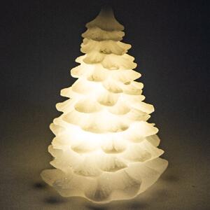 Alabaster tree karácsonyi LED gyertya, 12 cm