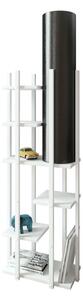 Opviq Floor Lamp Black White Vogue - White, Black