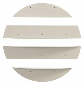 Hanah Home Dekoratív Fém Fali Polc Halvány Bézs Vlnt118Kr
