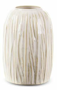 Liza kerámia váza Krémszín 15x15x22 cm