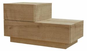 Hanah Home Nightstand Sapphire Oak Kayra - Sapphire Oak