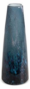 Logan Gránát kék váza üveg 11x11x31 cm