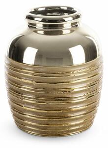 Dori kerámia arany váza 15x15x18 cm