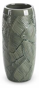Dara kerámia váza Zöld 14x14x30 cm