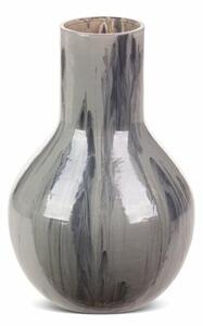 Calen üveg váza Szürke 18x18x28 cm