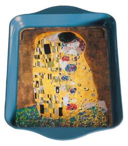 Fém tálca - 21x14cm - Klimt: The Kiss