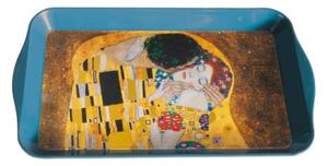 Fémtálca 32x2x19cm, Klimt: The kiss