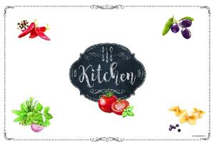 Műanyag tányéralátét Kitchen Basics