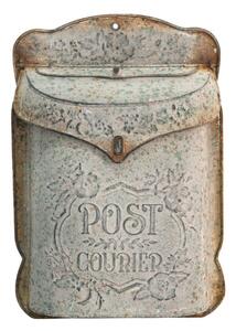 Fém postaláda antikolt szürke - Post Courier