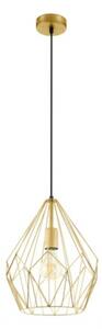 LED lámpa függeszték , mennyezeti , E27 , acél , arany , EGLO , CARLTON , 49933