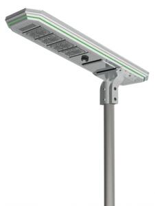 Utcai LED lámpatest , napelemes , mozgásérzékelős , SMD , 30 Watt , 180 lm/W (A++) , hideg fehér , IP65