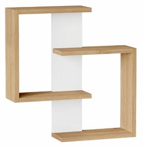 Hanah Home Wall Shelf Oak White Ars1-Sw