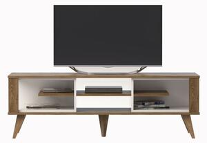 Hanah Home Ionis TV állvány tölgy és fehér