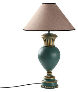 Opviq Asztali lámpa Zöld Világosbarna ELEGANZE-5324