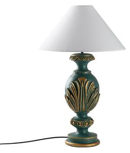 Opviq Asztali lámpa Zöld Fehér ELEGANZE-5315