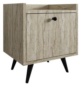 Hanah Home Nightstand Travertine Dopo - Travertine