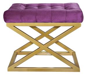 Atelier Del Sofa Puff Arany Lila Capraz - Arany, Lila