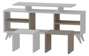 Hanah Home TV Unit White Cordoba Kutay - White, Cordoba