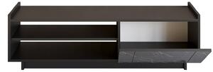 Hanah Home TV-állvány Fekete Márvány Valantina - Fekete