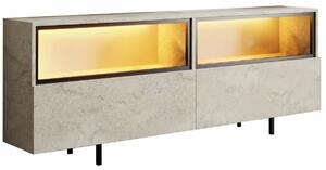 Hanah Home TV Stand Travertine Ekol Up - Travertine